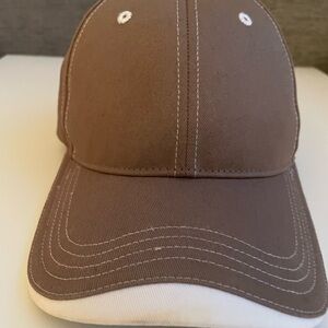 Richardson Brown Baseball Cap with White Stitching style 265